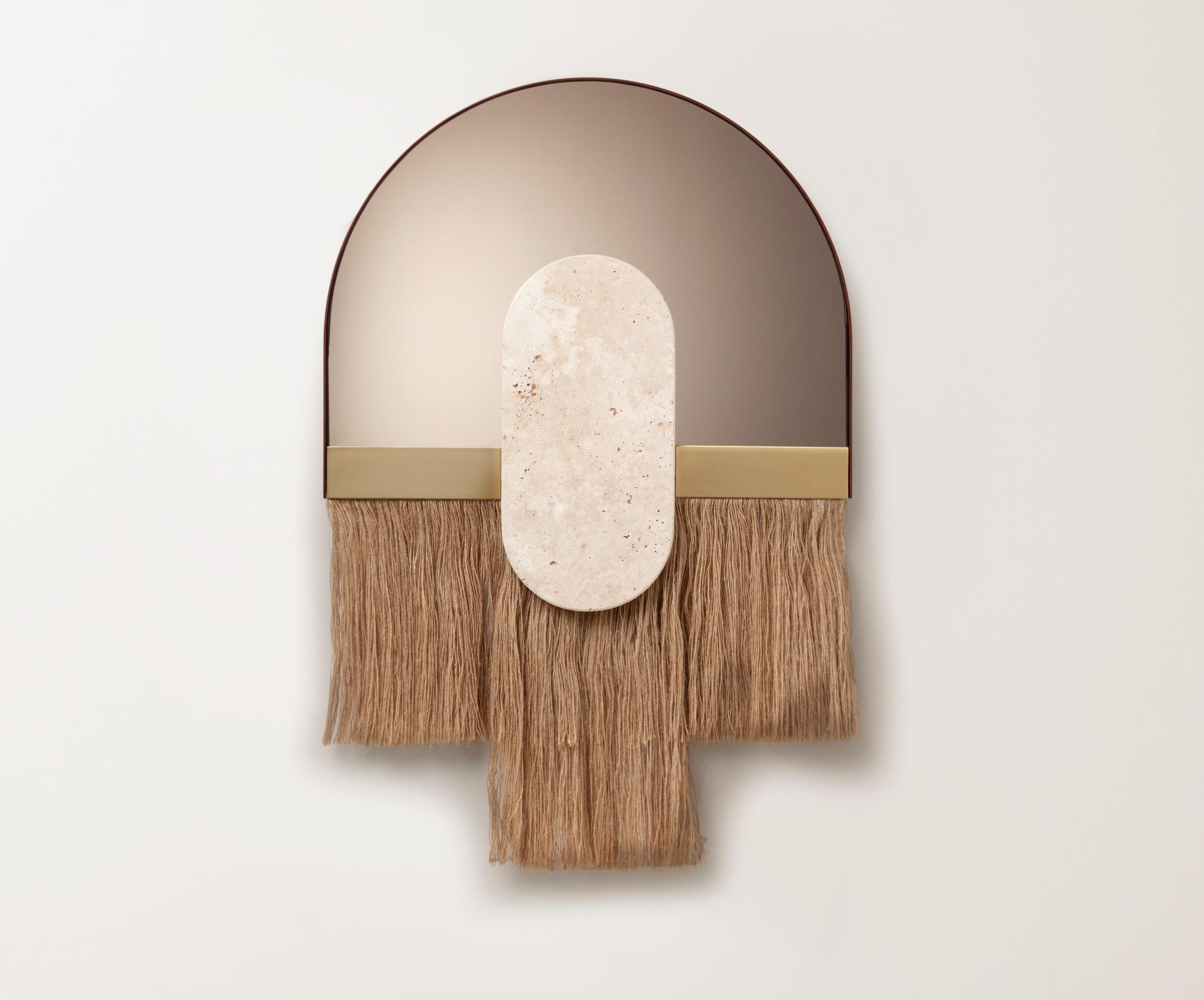 Souk Ecru Shell Decorative Wall Mirror