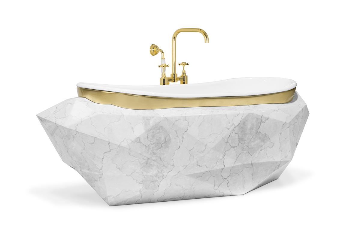 Gemstone Faux Marble Bathtub