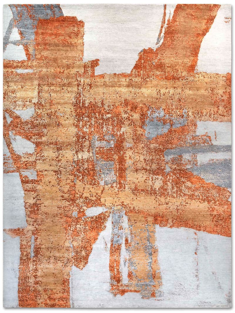 Rust Luxury Handmade Rug