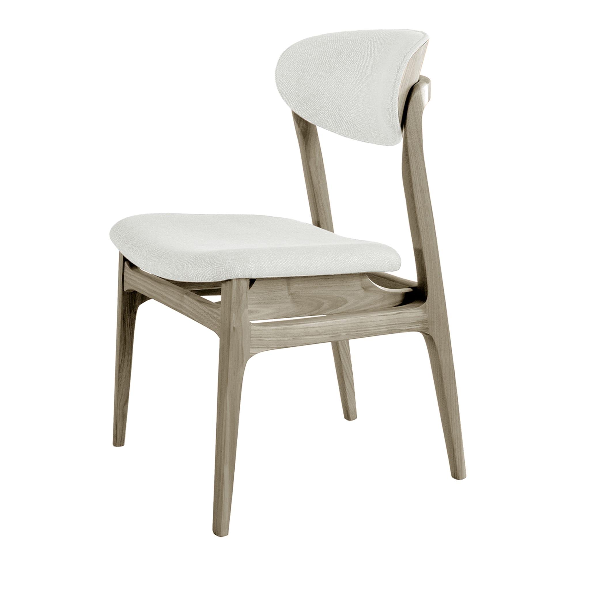 Agio White / Grey Chair ☞ Color: Linen UNICO NF184 20