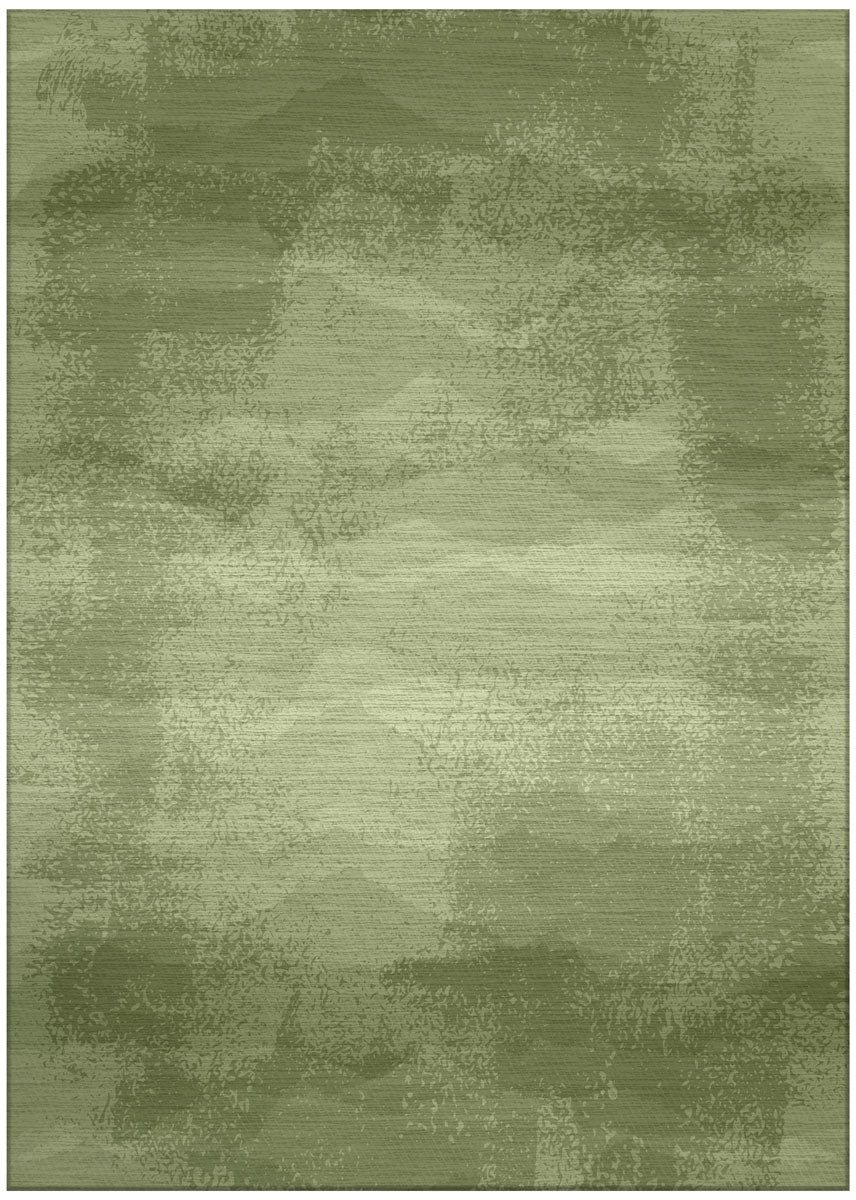 Green Waves Flatwoven Rug