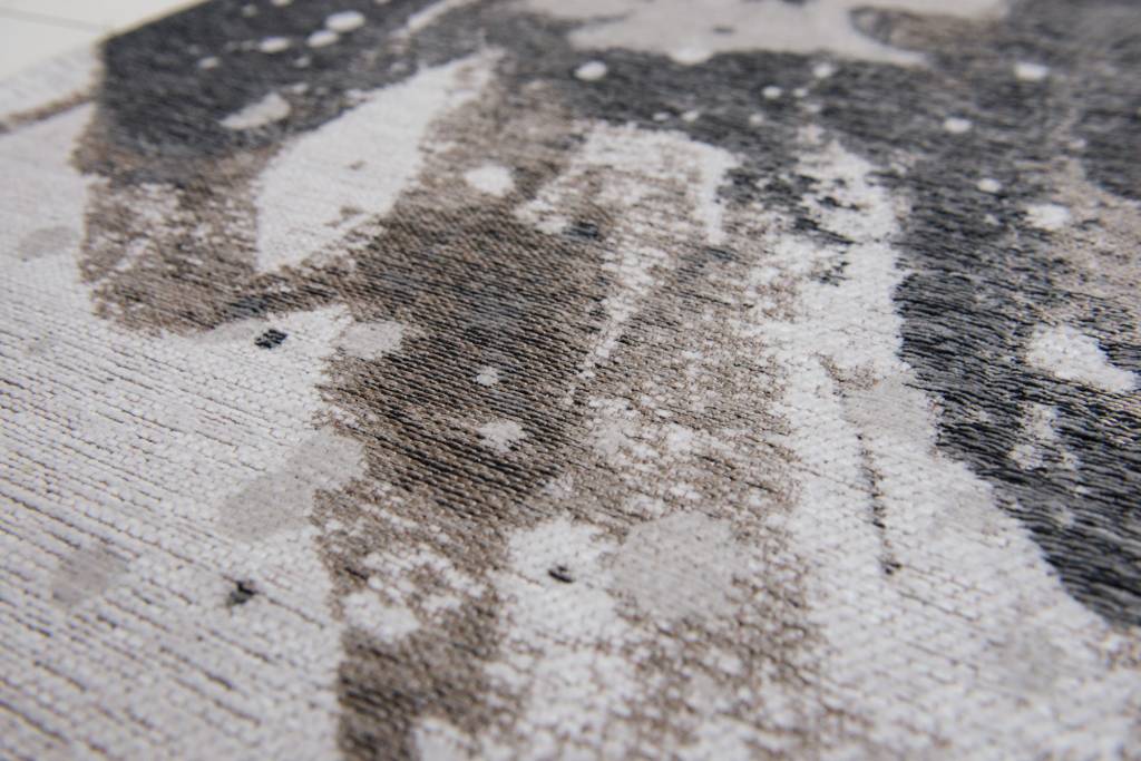 Jacquard Grey Waves Premium Rug | Size: 1' 12