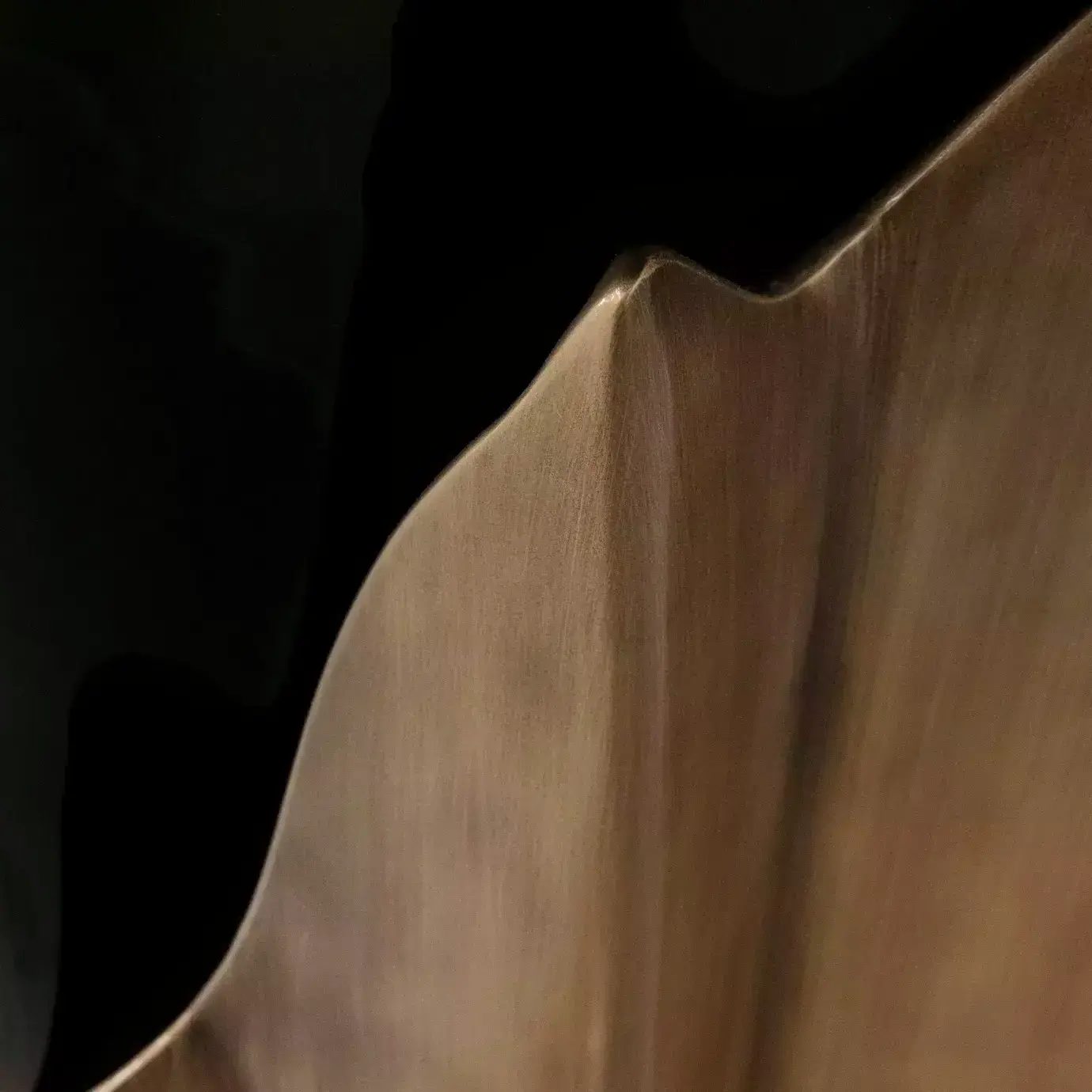 Solstice Aged Gold Leaf Side Table