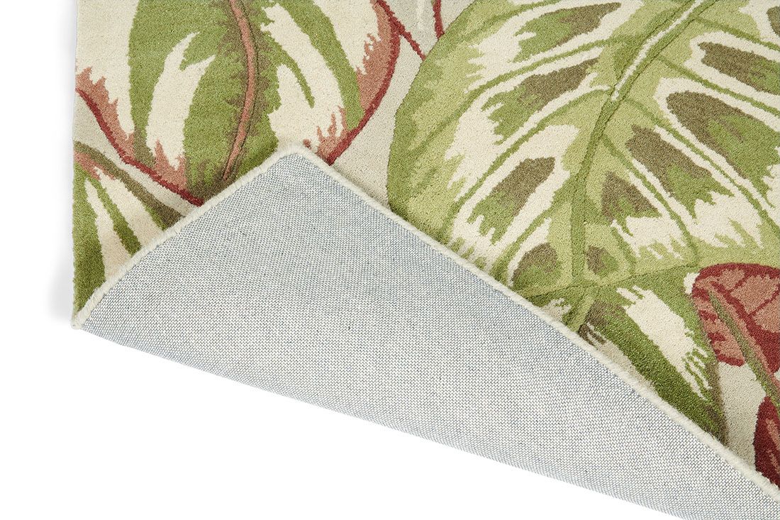 Calathea Olive Handwoven Rug | Size: 6' 7