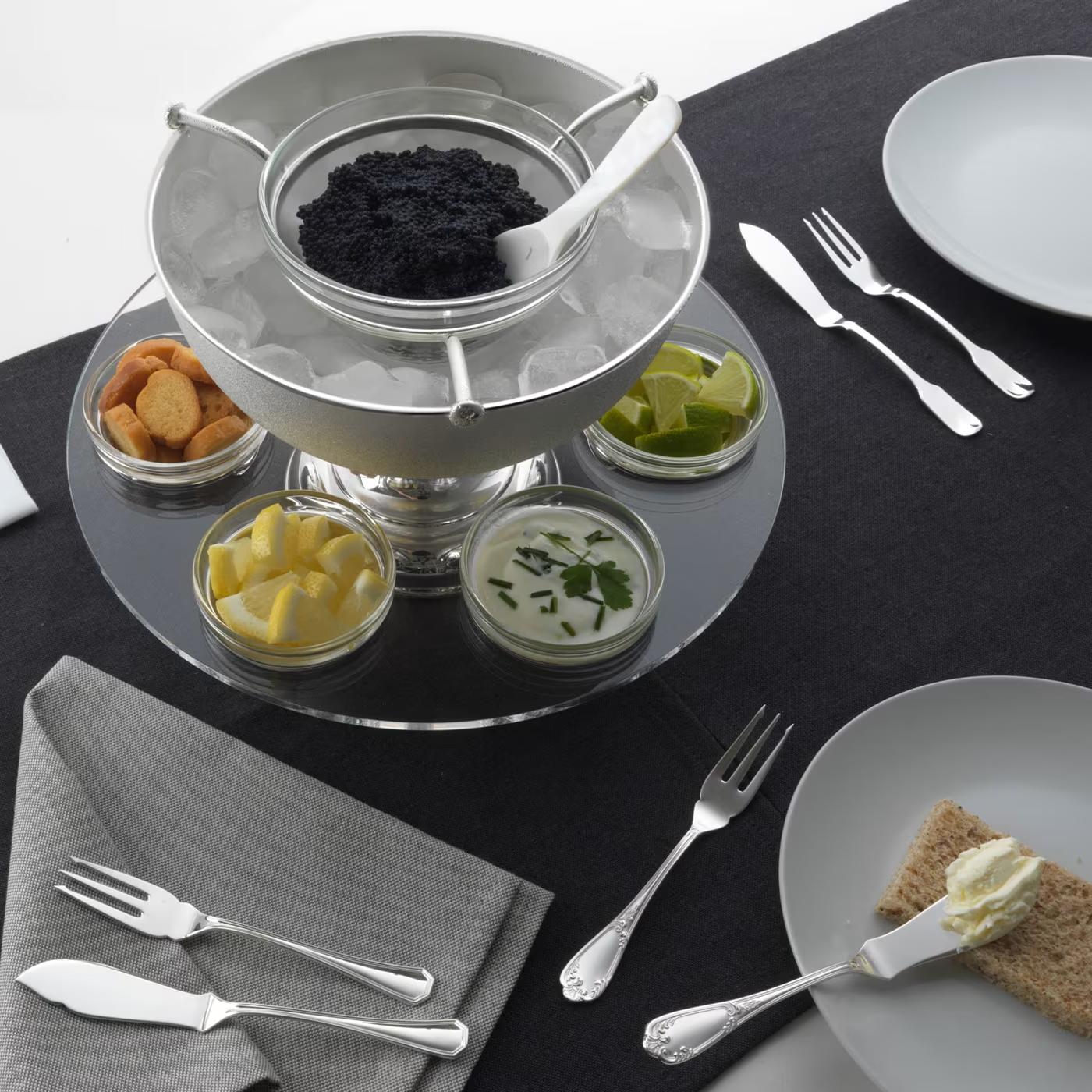 Silver Caviar Set