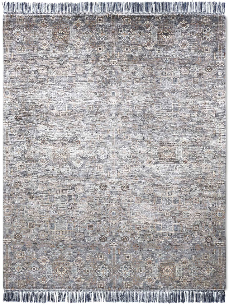 Agra Hand-Woven Rug ☞ Size: 122 x 183 cm