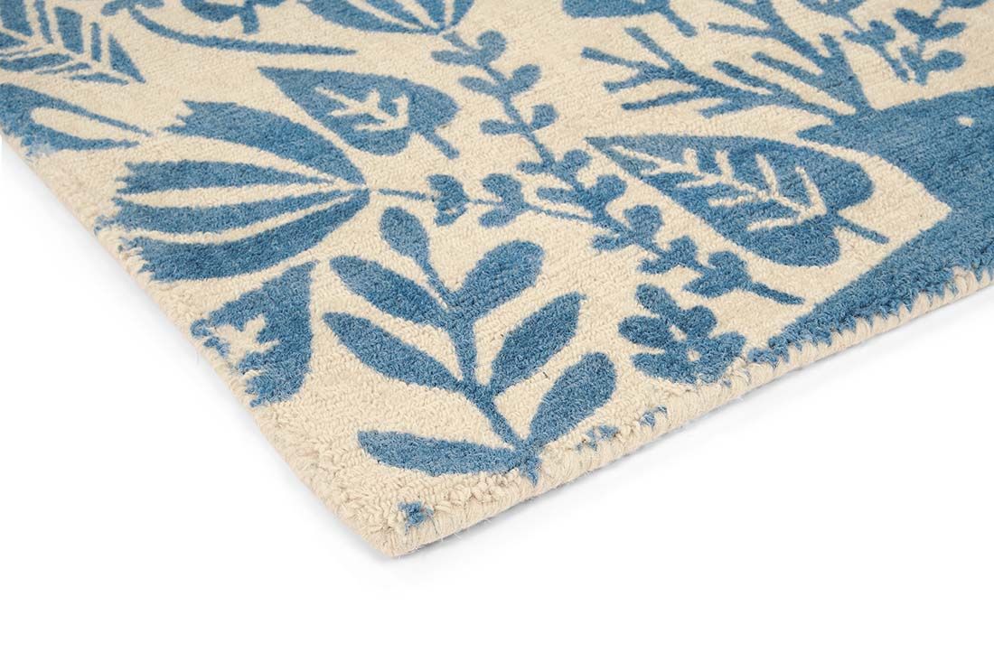 Blue & Beige Handloom Rug