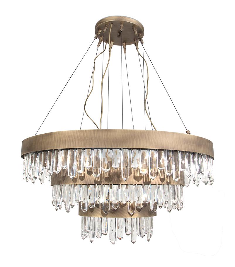 Brass Falls Chandelier