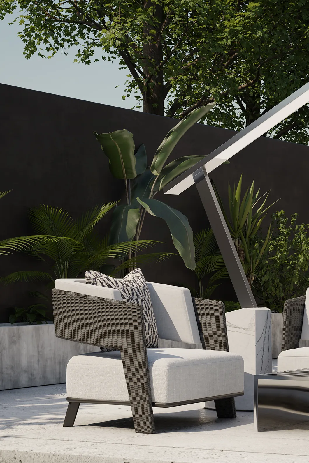 Crown Grey Armchair - 4