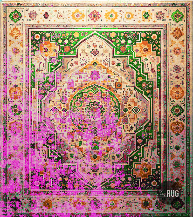 Majestic Threads Pink Hand-Knotted Rug
