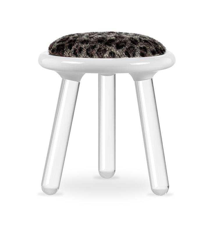 Mirage Leopard Stool