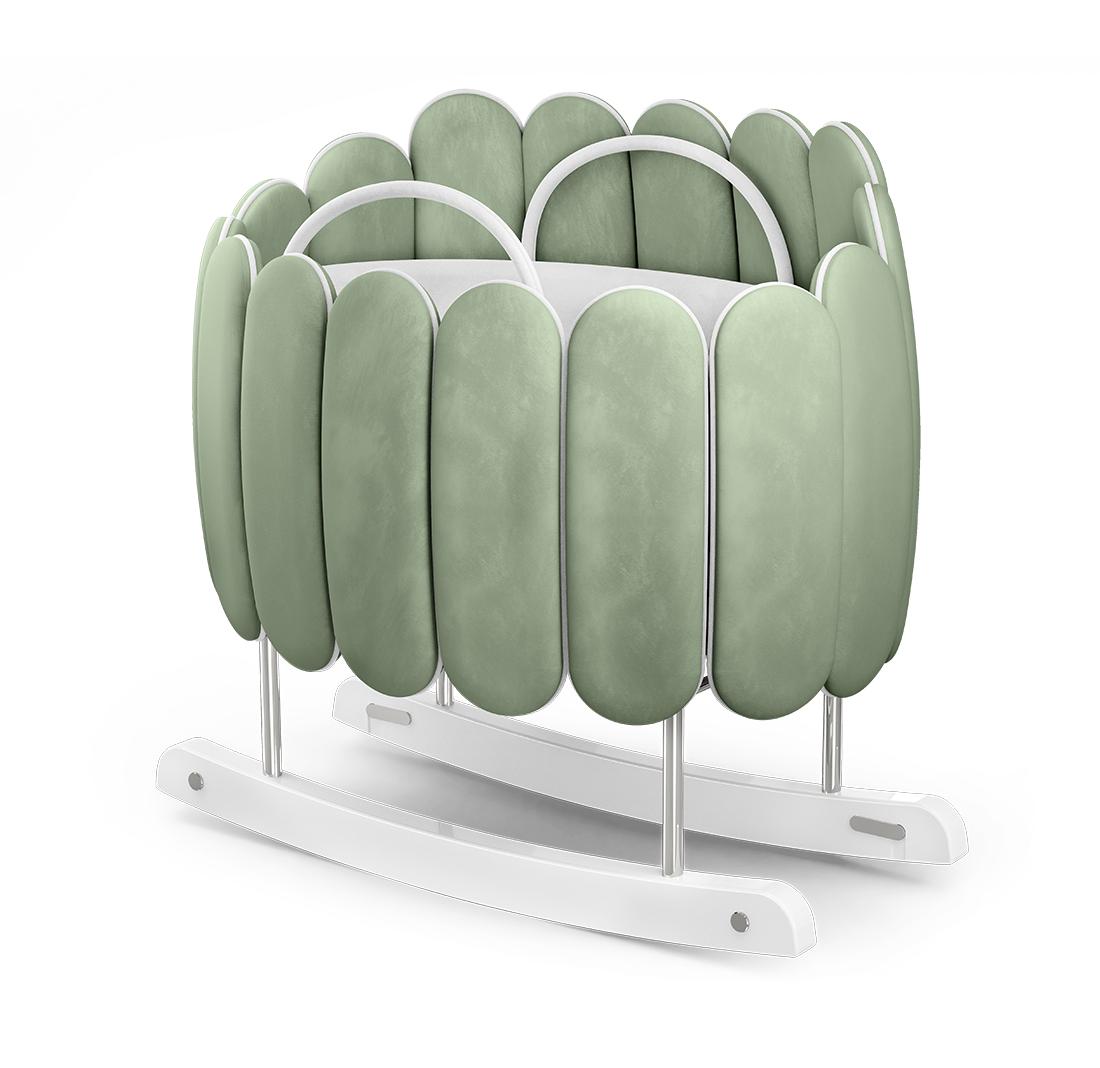 Lotus Gentle Rocking Crib