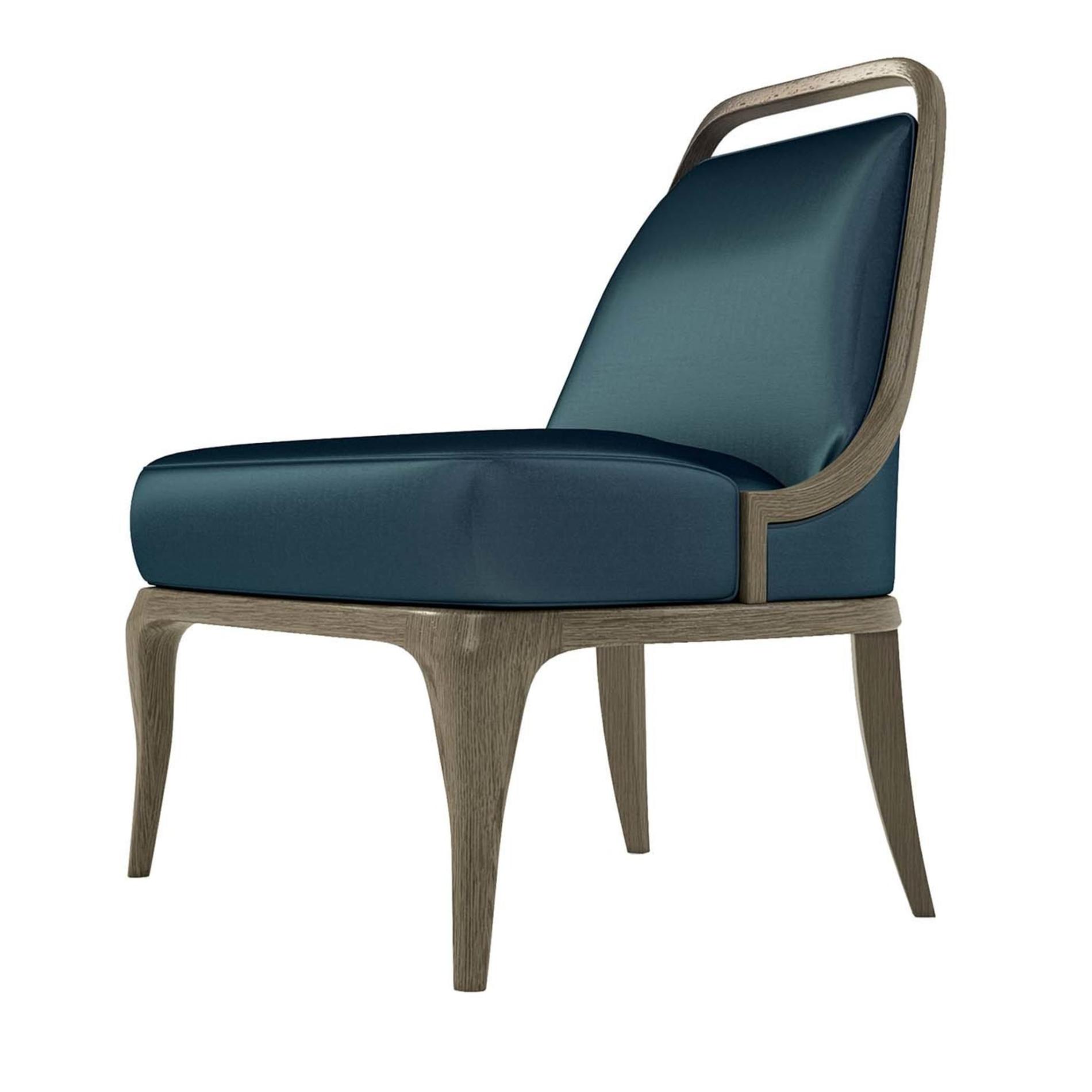 Velvet Green Armchair