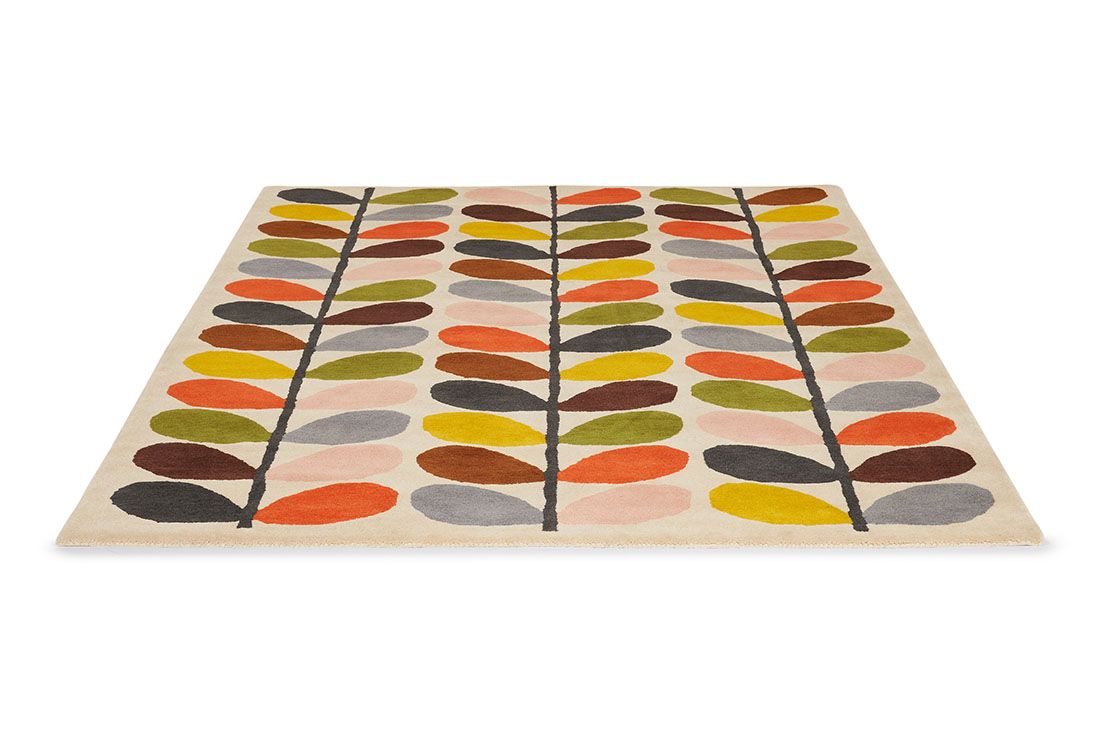 Classic Leaves Multi Handwoven Wool Rug