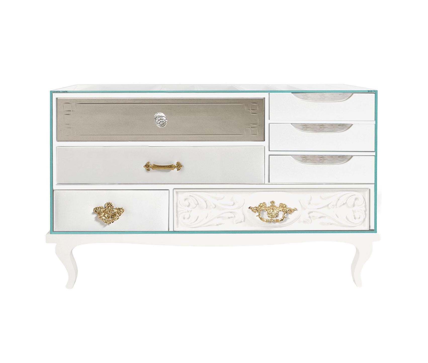 Urban White Bedside Table