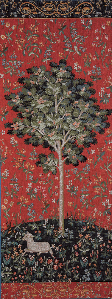 Medieval Oak Tree Tapestry