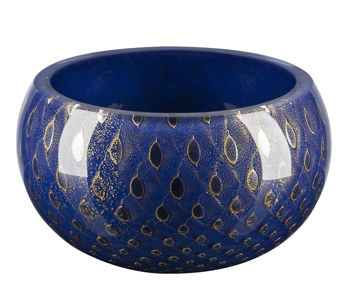 Mocenigo Blue Gold Bowl