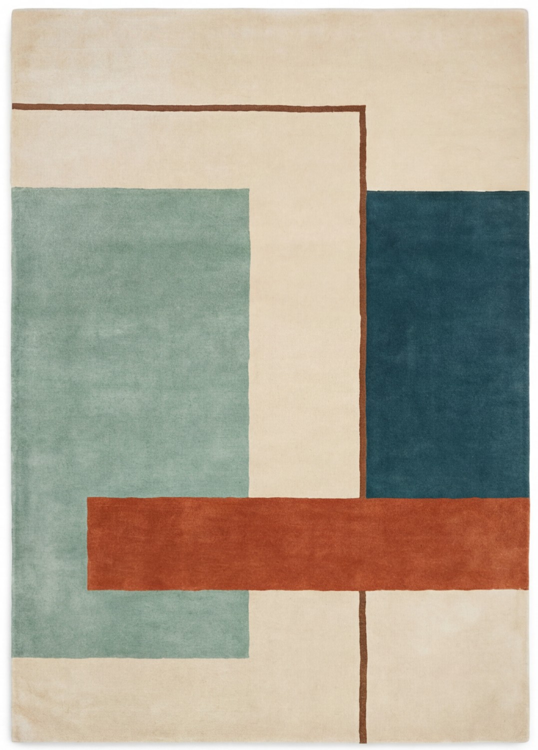 Framed Blocks Artisan Rug