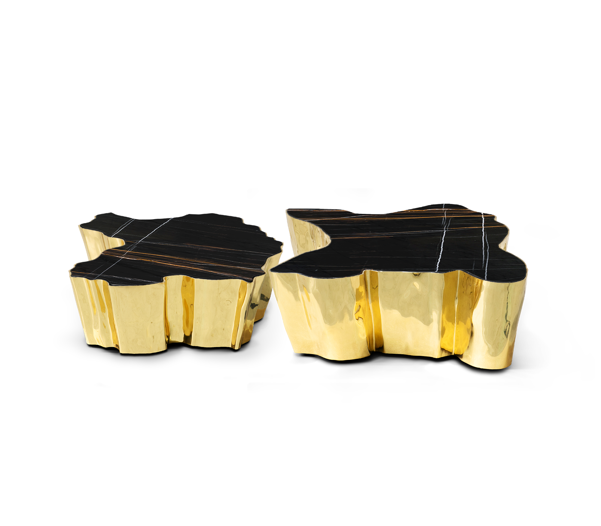 Paradise Nero Marble Table | Dimensions: W 138 x D 95 x H 36 cm