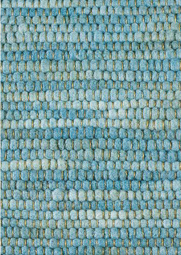 Sky Blue Handwoven Handmade Rug ☞ Size: 5' 7" x 8' (170 x 240 cm)