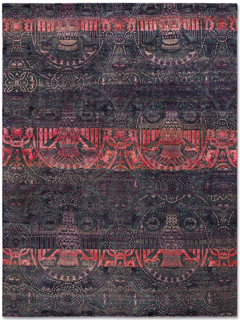 Original Natural Black Hand Woven Rug