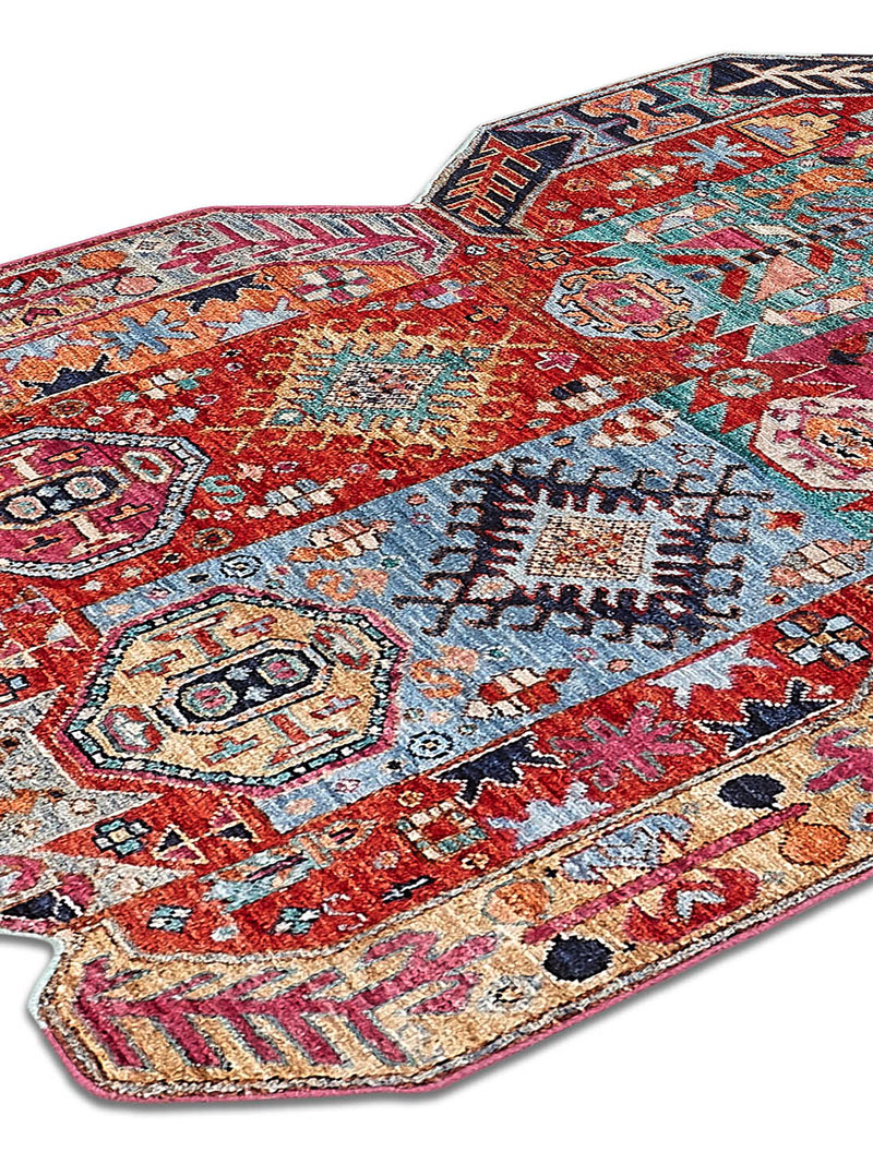 Multishape Hand-Woven Rug