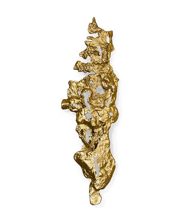 Volcano Brass Wall Light