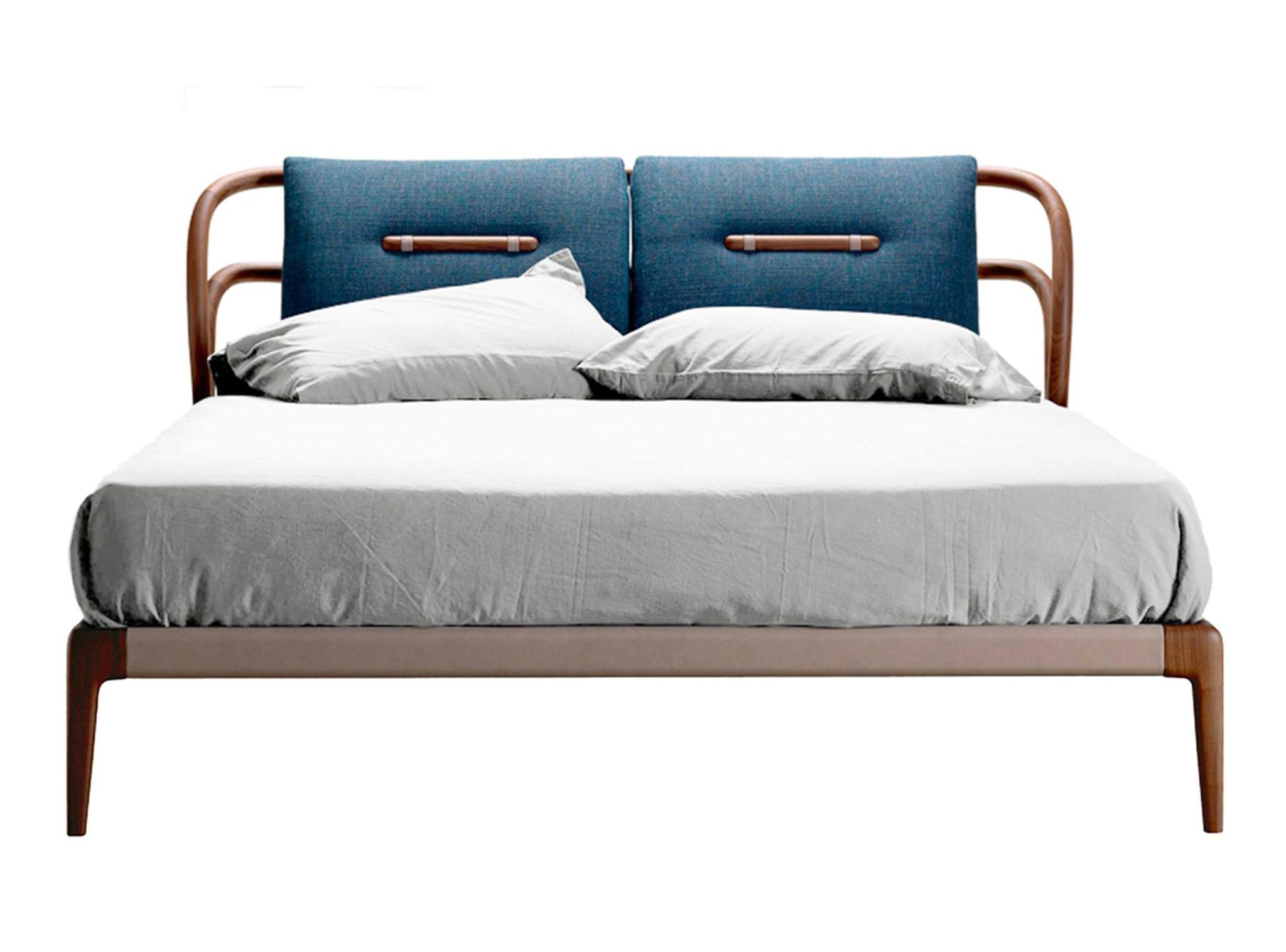 Smusso Modern Italian Bed ☞ Color: Linen BEL-LINO G077 107