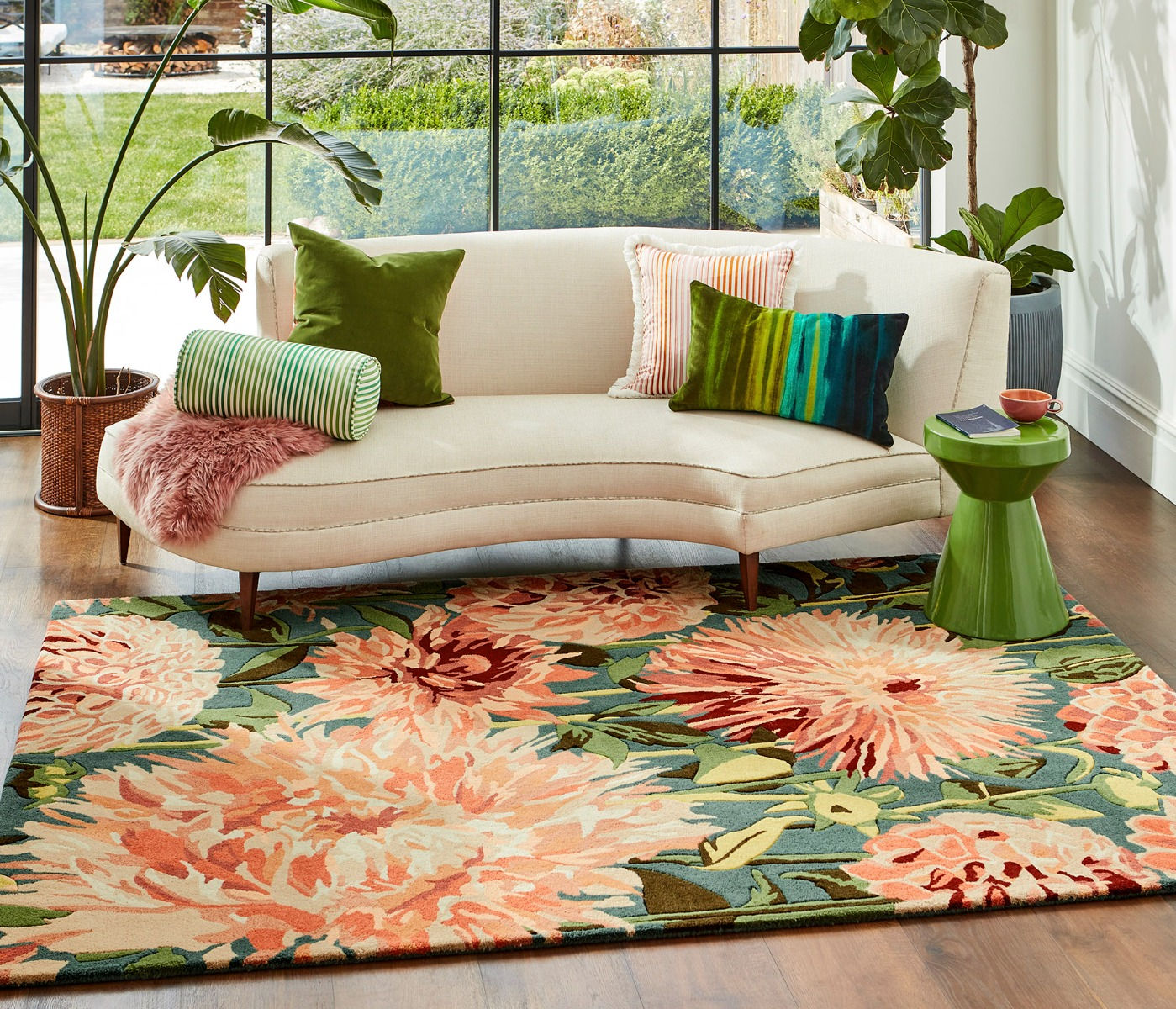 Dahlia Coral / Wilderness Designer Rug