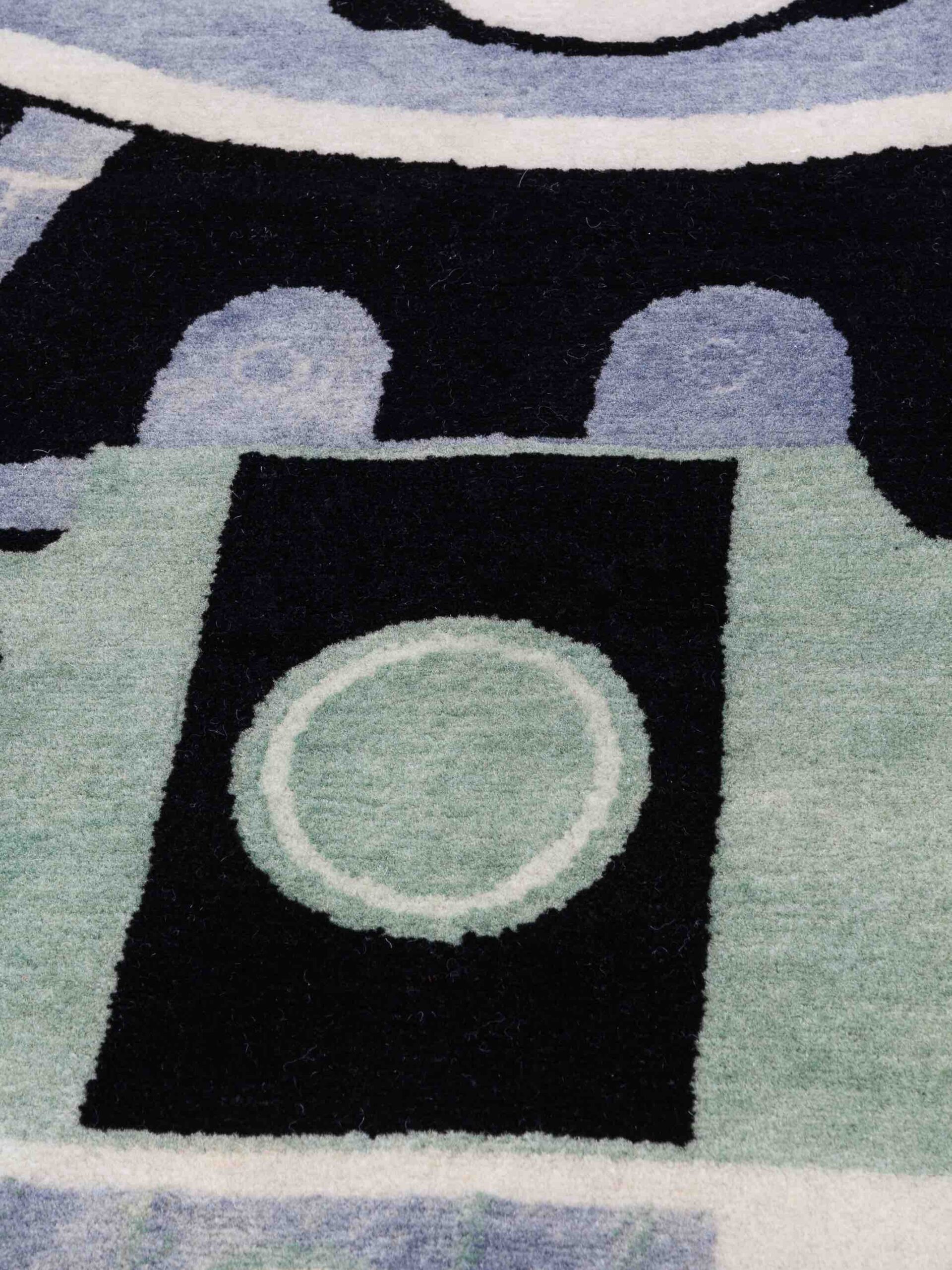 Rotor Round Hand-Woven Rug