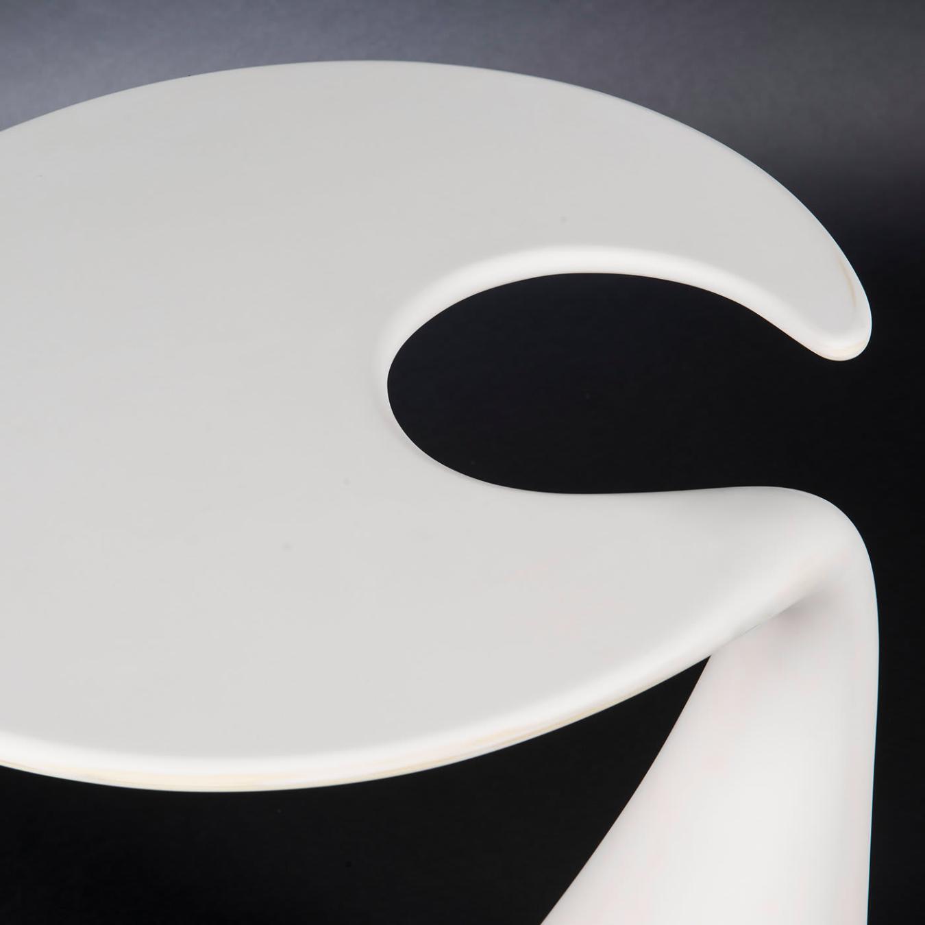 Milan White Side Table