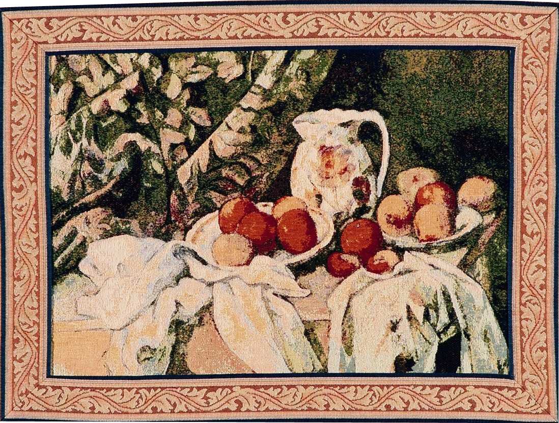 The Apple Basket by Paul Cézanne Tapestry