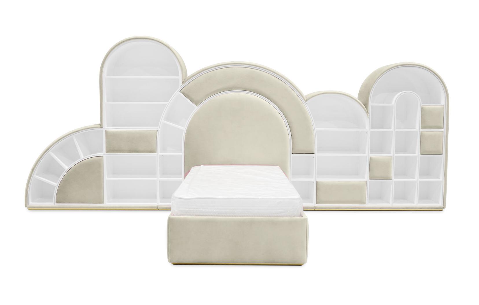 Bubblegum Marshmallow Cream Bed