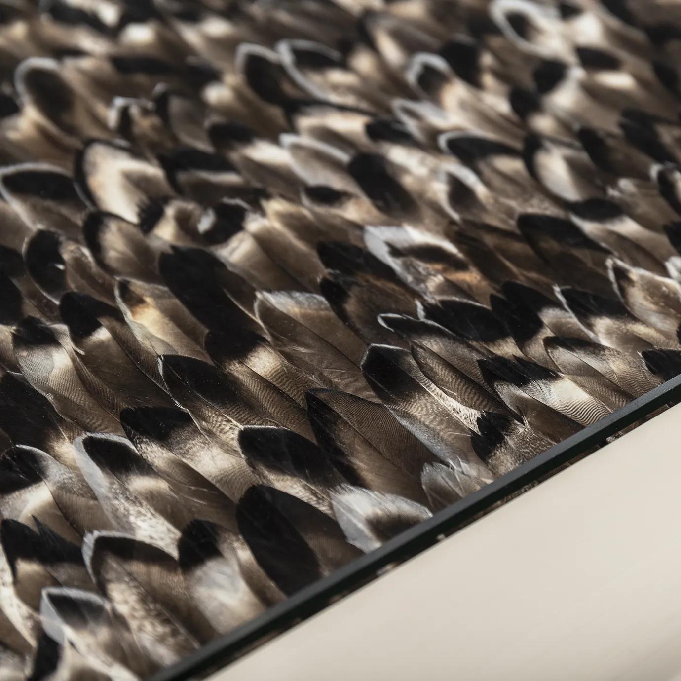 Mistral Exotic Feather Top Dining Table
