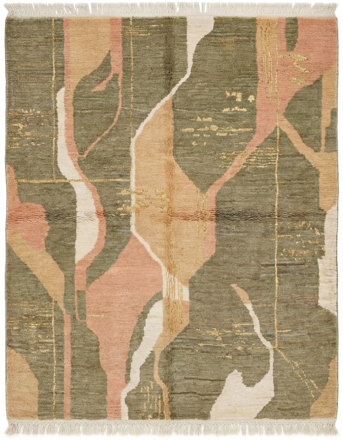 Moss Veins Artisan Rug