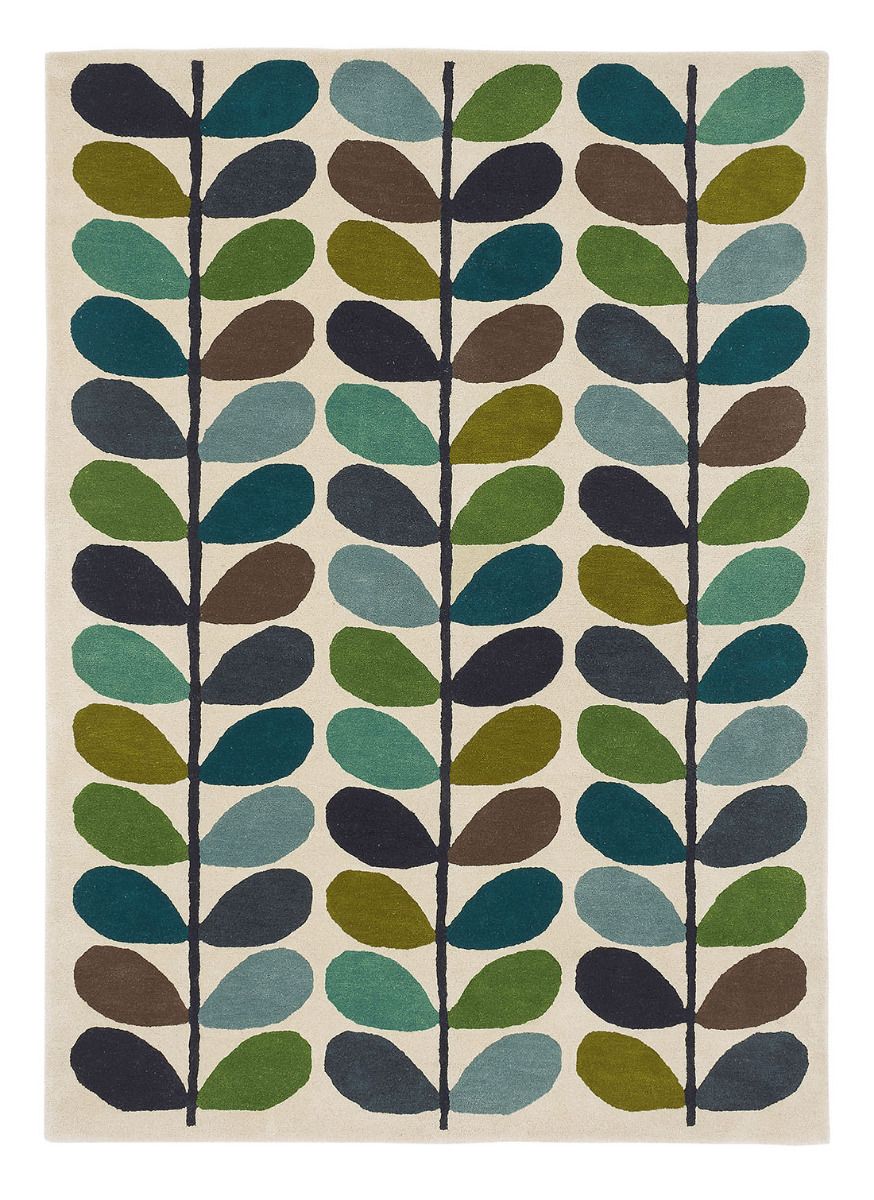 Leaves Multi Hand-Tufted Rug