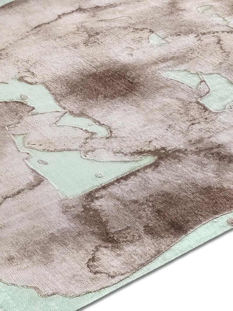 Mono Brown Hand Knotted Rug