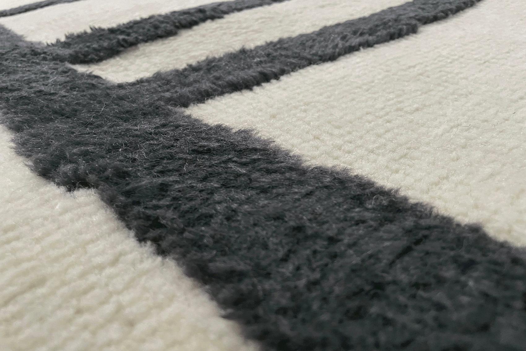 Cocoon Black & White Rug