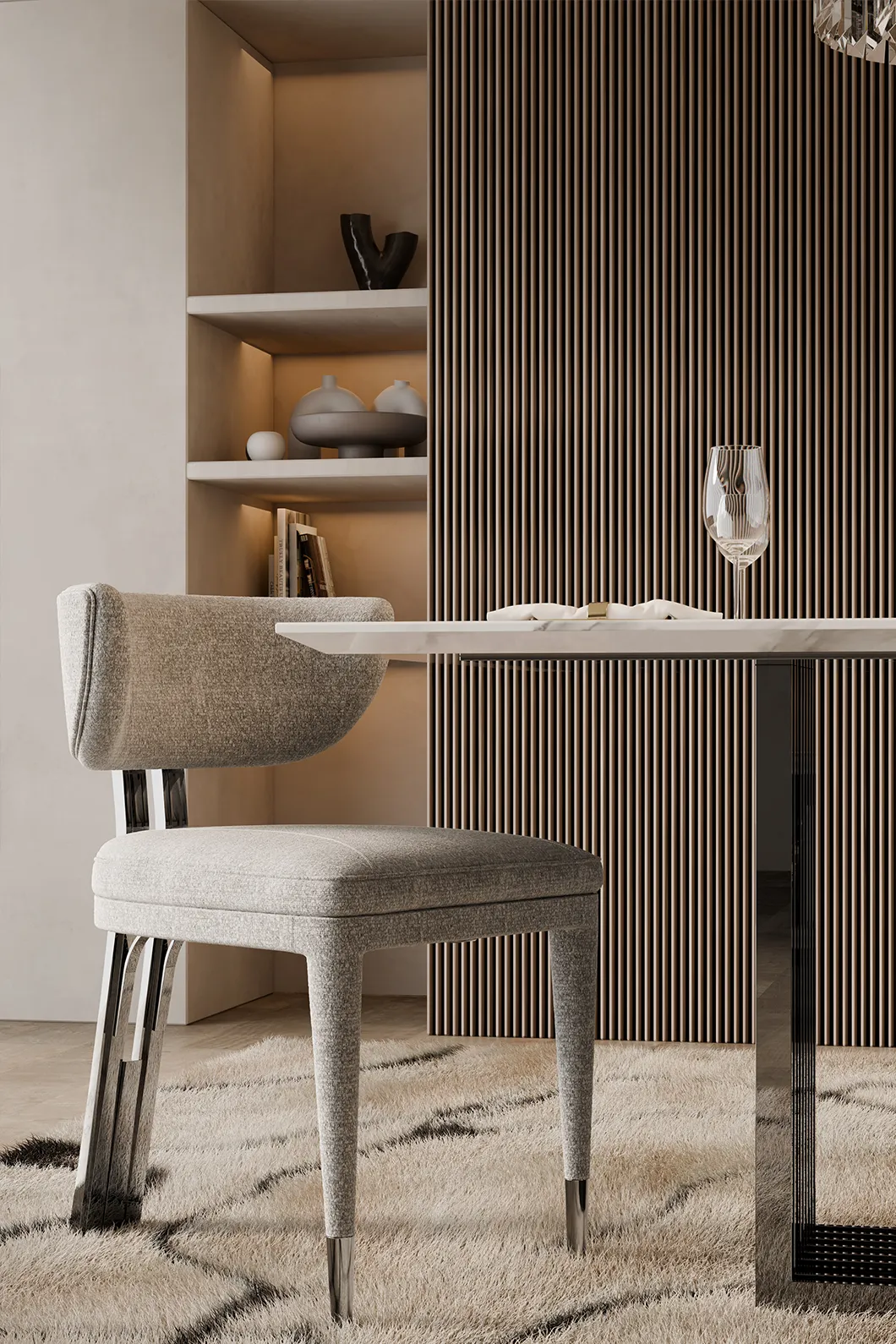 Lattice Dining Chair - 1