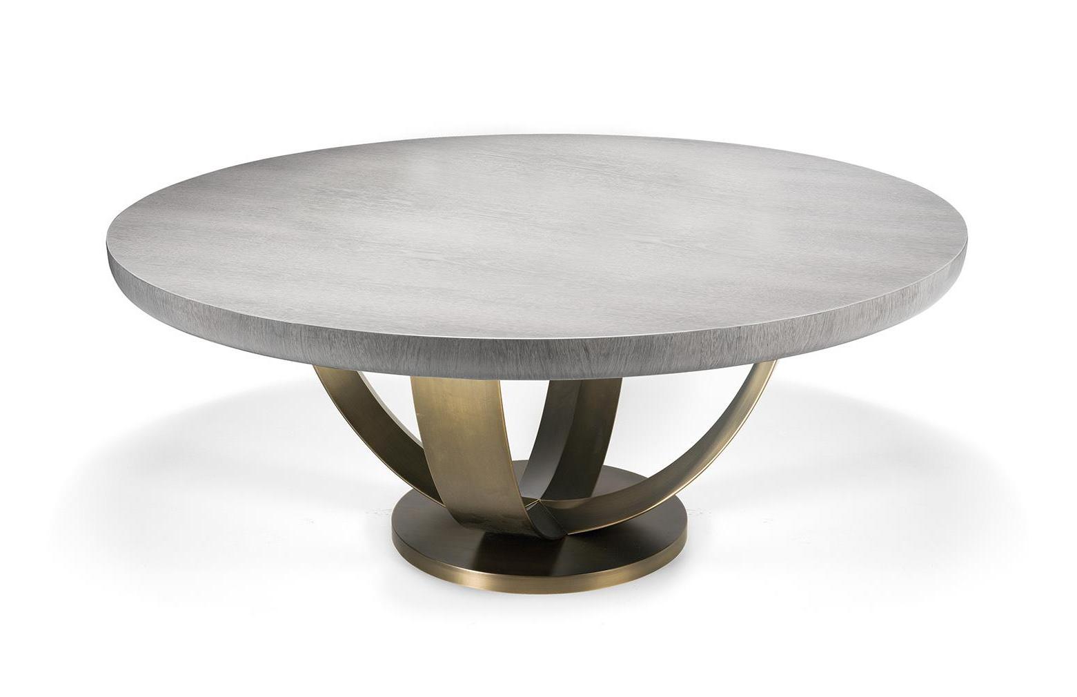 Round Bronze Dining Table