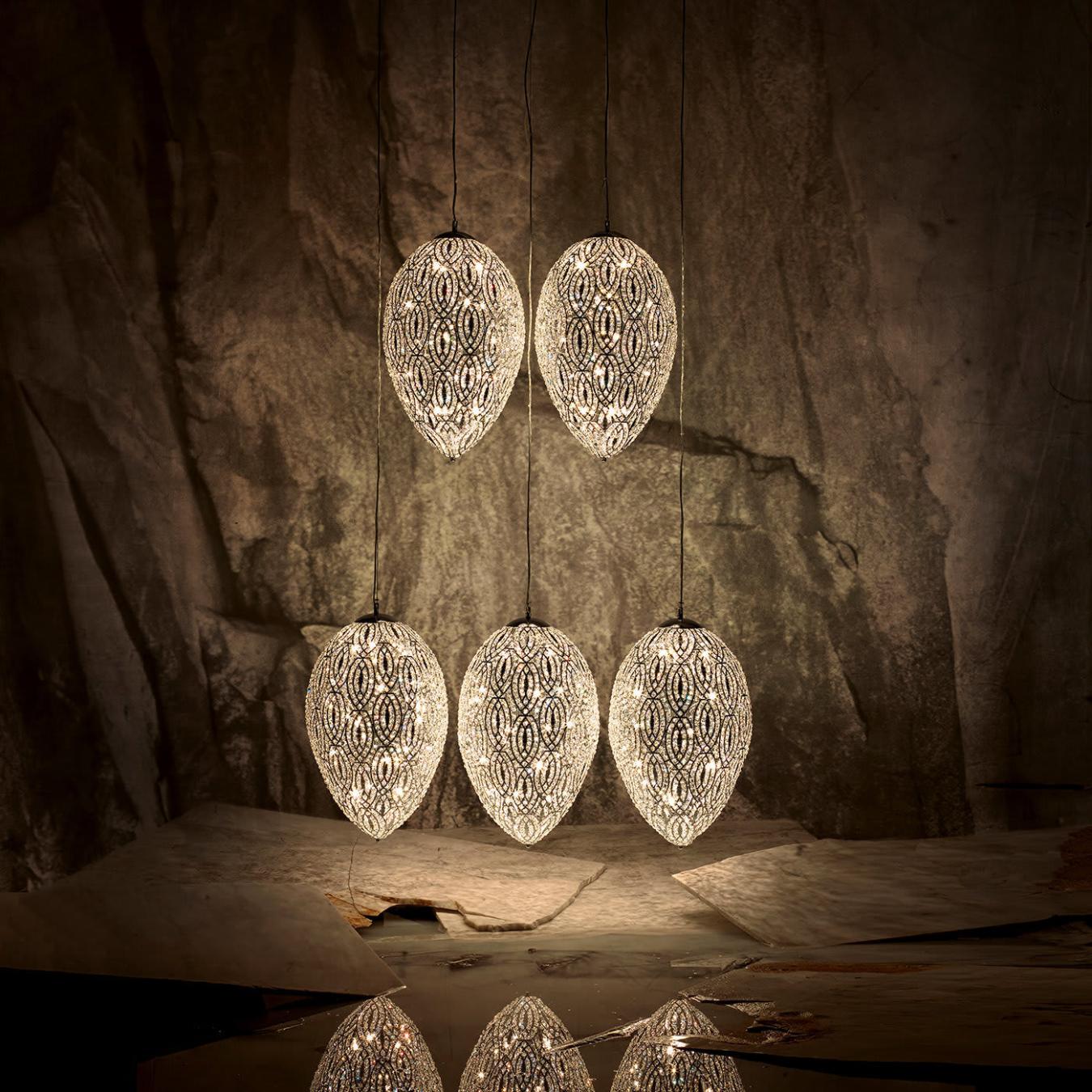 Arabesque Egg Chandelier