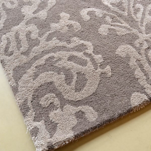 Riverside Damask Mink Premium Rug | Size: 5' 7