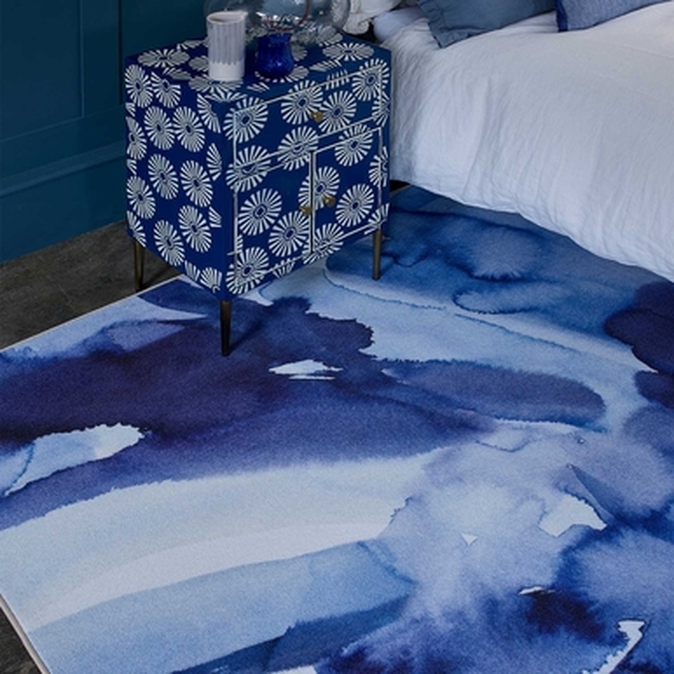 Abstract Power-Loom Rug