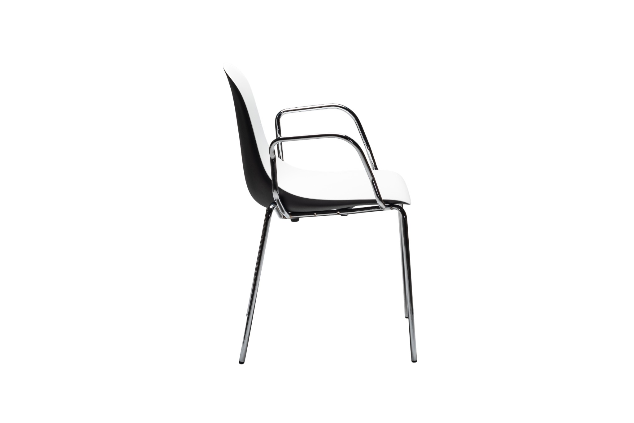 Gotham P Black & White Chair (2-Piece Set)