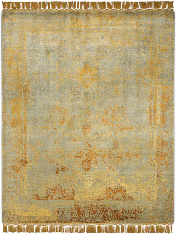 Obvious Gold Hand Woven Rug