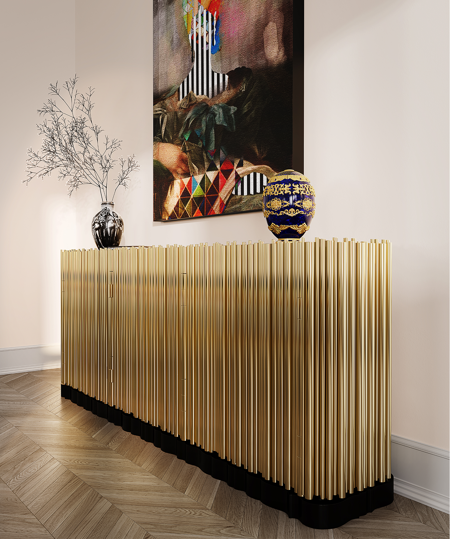 Harmony Gold Premium Sideboard