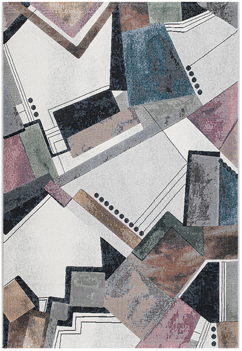 Abstract Modern Rug ☞ Size: 5' 3" x 7' 7" (160 x 230 cm)