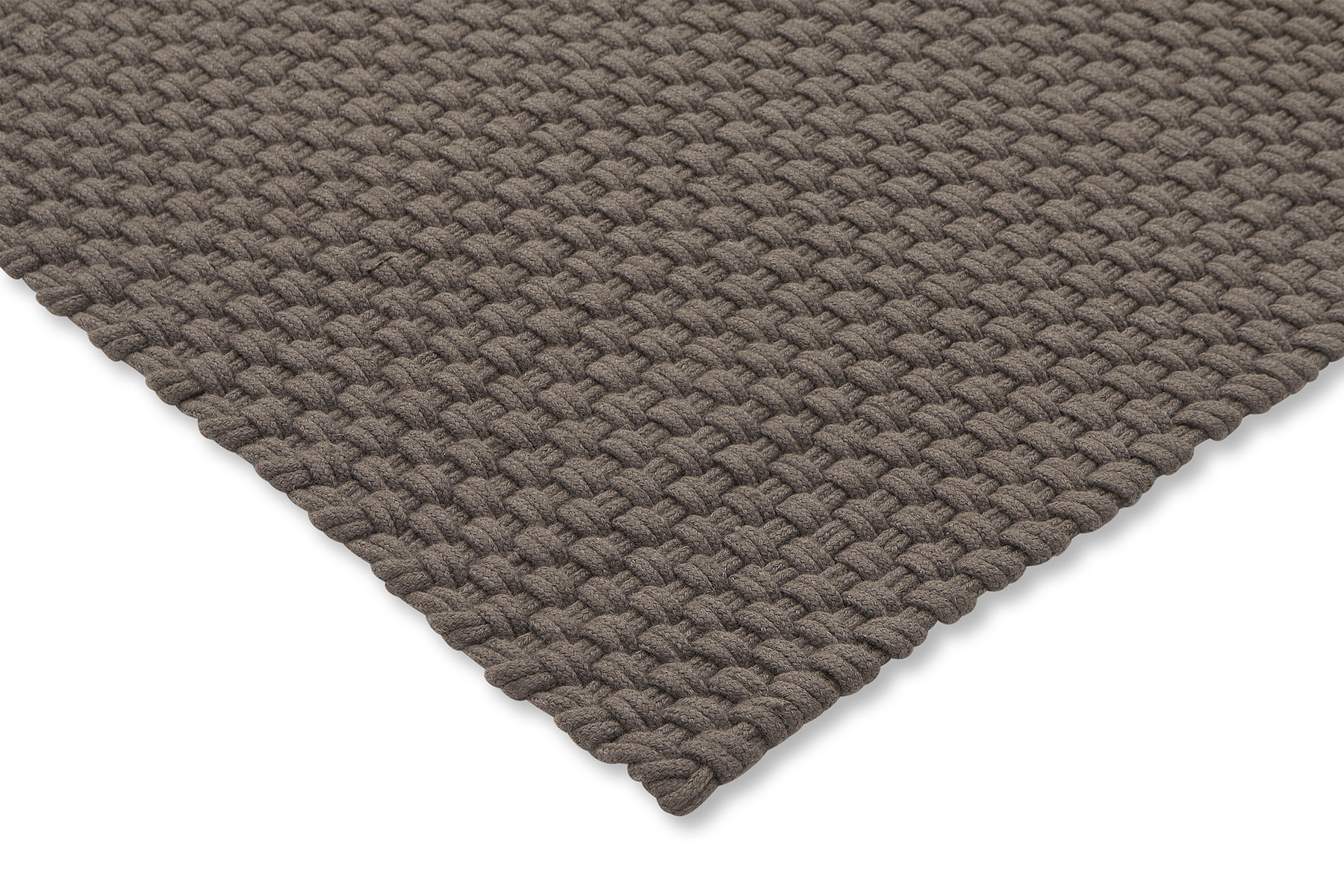 Grey / Taupe Outdoor Handwoven Rug ☞ Size: 160 x 230 cm