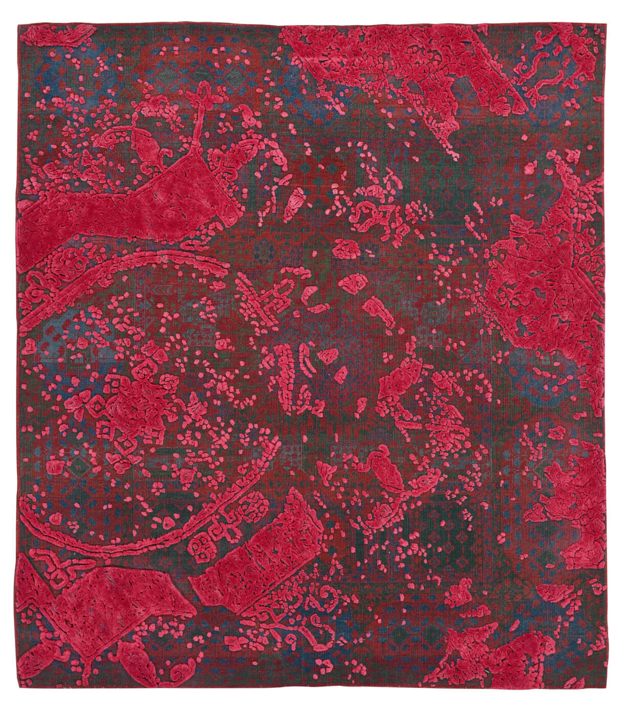 Hand-Knotted Malena Red Rug