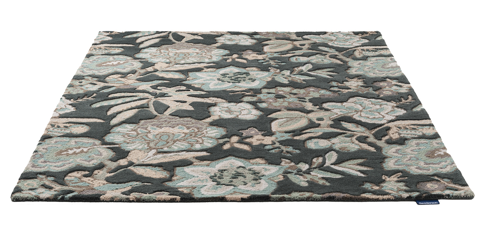 Indra Charcoal Hand-Tufted Wool Rug